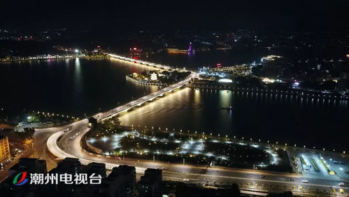 流光溢彩潮州夜 水墨丹青绘古城